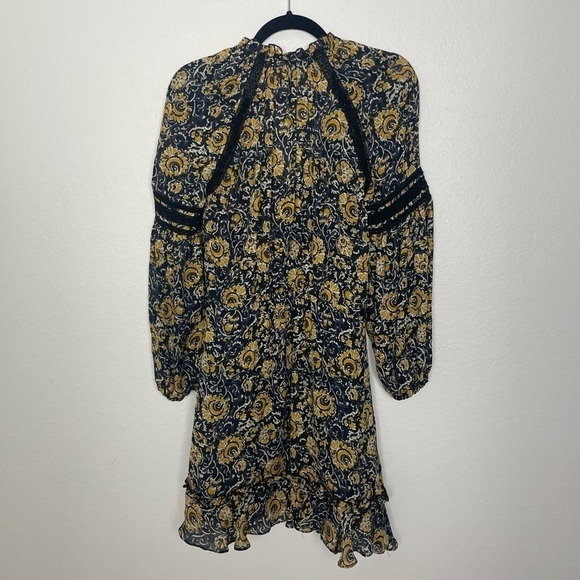 Veronica Beard Ida Silk Floral Dress Mini Size 0 - Picture 3 of 8